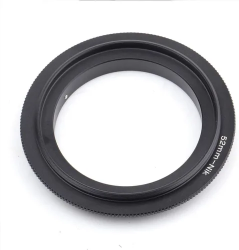 Vista 8 de Pixco Anillo adaptador macro inverso de 2.047 in para Nikon D810A, D7200, D5500, D750, D810, D5300, D3300, Df, D610