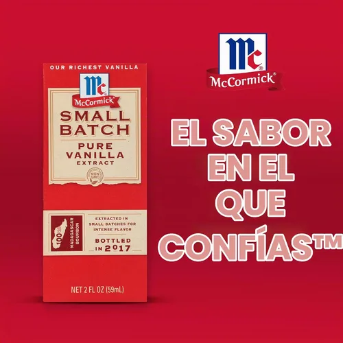 Vista 17 de McCormick - Extracto de vainilla, puro, lote pequeño, hecho con granos de vainilla Bourbon de Madagascar, 2 onzas líquidas