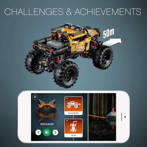 Vista 7 de LEGO Technic 4x4 X-treme Off-Roader 42099 Kit de construcción, nuevo 2019 (958 piezas)