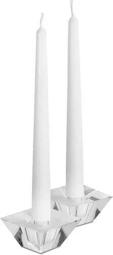 Vista 8 de Hyoola - Velas cónicas altas de 10 pulgadas, sin goteo, sin aroma, cera de parafina con mechas de algodón, 8 horas de combustión, color blanco