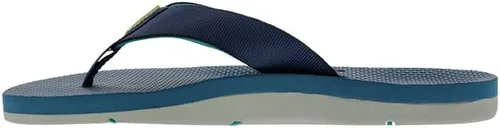 Vista 3 de Scott Hawaii Hanapa'a Reef - Pantuflas para caminar para hombre, correa de diseño de pez, parte inferior blanca impermeable que no deja marcas