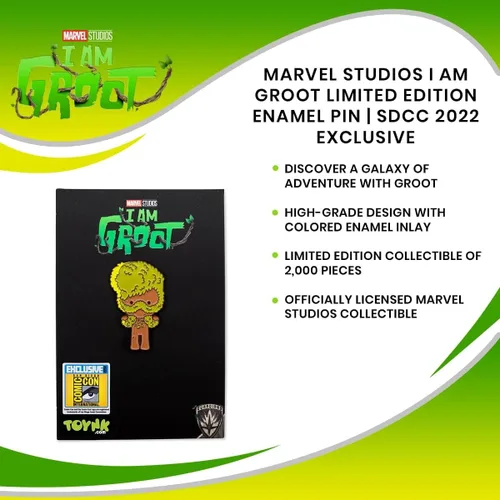 Vista 7 de Marvel Studios I Am Groot - Pin esmaltado exclusivo de edición limitada Broche de metal accesorios para mochila, ropa, sombreros Regalos