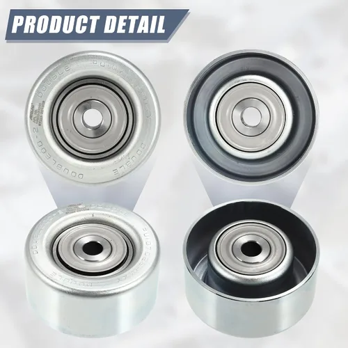 Vista 4 de X AUTOHAUX 166030E010 166030P010 Polea guía de desviación de polea tensora para Toyota 4Runner 2009-2023 para Toyota FJ Cruiser Tacoma