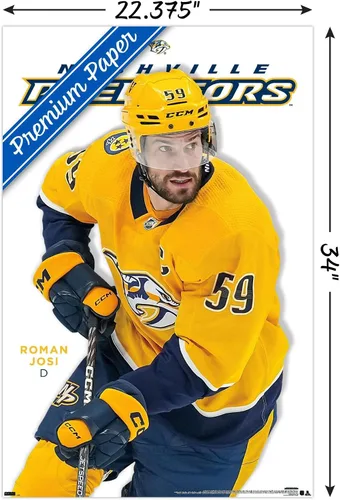 Vista 16 de Trends International NHL Nashville Predators - Póster de pared Roman Josi Feature Series 23