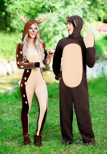 Vista 6 de Disfraz de oso de talla grande para adulto, Marrón