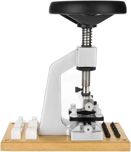 Vista 8 de Focket Abridor de caja de reloj, herramienta de reparación de reloj con rosca 5700, herramienta de reparación de reloj de pulsera con 6 troqueles