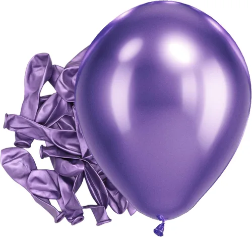 Vista 16 de Bezente - Globos redondos de látex cromado metálico plateado para helio, paquete de 100 unidades de 12 pulgadas Globos plateados para decoraciones
