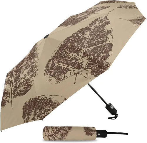 Vista 2 de DHDM Parasol Umbrella for Outdoor Automatic Eight Strands Rain Umbrella Adults Shade Umbrellas