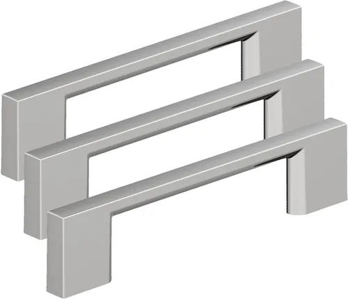 Vista 37 de Amerock 10BX37131CZ Tirador de gabinete Champán Bronce 3-3/4 pulgadas (96mm) de centro a centro Paquete de 10 unidades Cityscape Herrajes