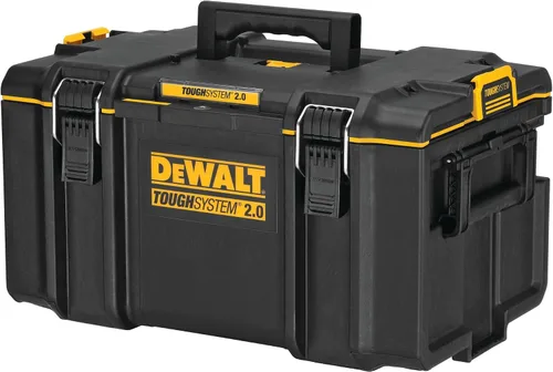 Vista 2 de DEWALT TOUGHSYSTEM 2.0, caja de herramientas grande, 22 pulgadas, capacidad de 110 libras (DWST08300)