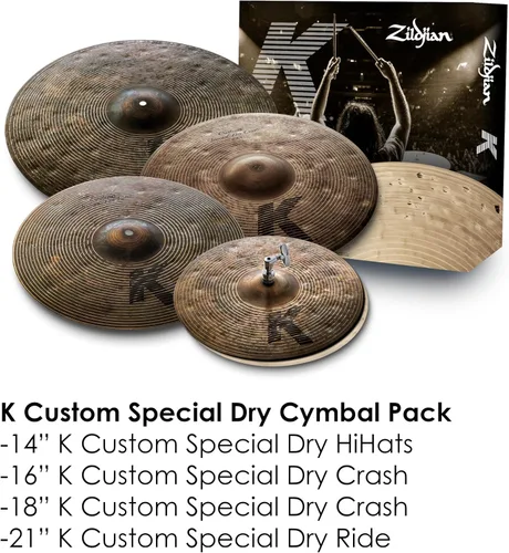 Vista 2 de Zildjian KCSP4681 K Paquete de platillos secos especiales personalizados