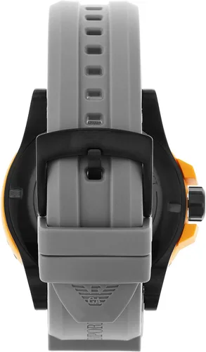 Vista 7 de Emporio Armani Men's Three-Hand Date Polyurethane Watch