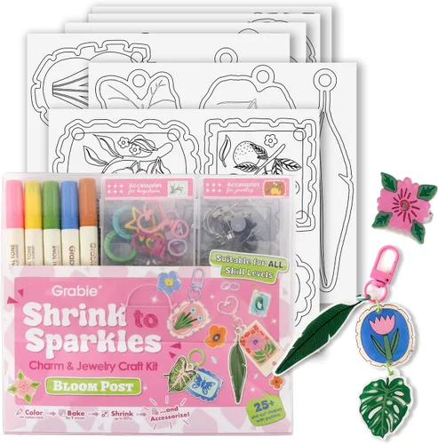 Vista 9 de Grabie Kit de manualidades de arte retráctil de más de 25 formas Paws & Wings - Libertad creativa