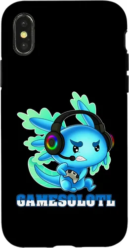 Vista 5 de Gamesolotl Gaming Gamer Axolotl Case for iPhone 17