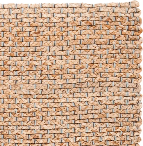 Vista 7 de SAFAVIEH Natural Fiber Collection - Alfombra de pasillo de 2 pies 6 pulgadas x 6 pies, azul claro y natural, yute hecho a mano, ideal para zonas