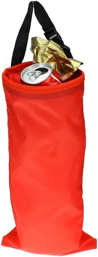 Vista 8 de Bolsa de almacenamiento Encell, de vehículo, para la basura, que se cuelga en el respaldo del asiento, Negro 1 Paquete