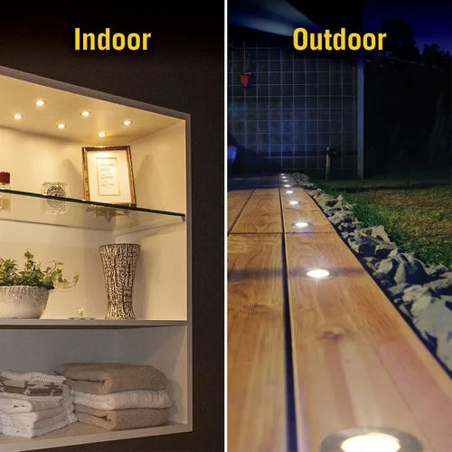 Vista 4 de Armacost Lighting - Mini-empotrable LED luz de disco regulable suave blanco brillante (3000 K) (Serie 1) 211125