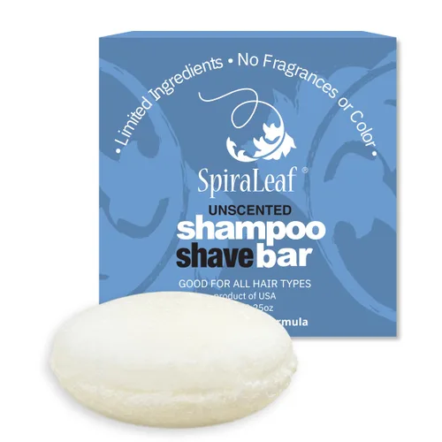 Vista 8 de Spiraleaf Barra de champú y afeitado, aceites esenciales, ingredientes limitados, fórmula concentrada, fabricada en Estados Unidos (lavanda fresca)