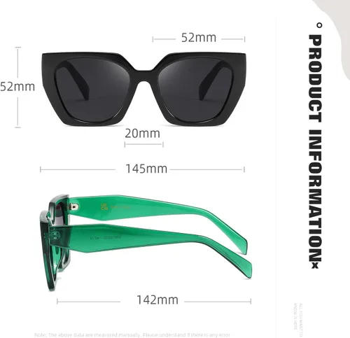 Vista 4 de Gafas de sol retro para mujer y hombre, cuadradas, modernas, modernas, modernas, con protección UV, parasol