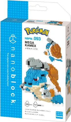 Vista 2 de Nanoblock - Pokémon - Mega Blastoise, kit de construcción de la serie Pokémon