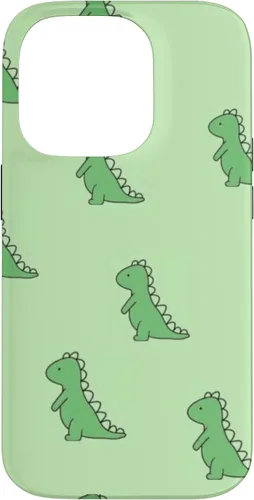 Vista 17 de Lindo dinosaurio verde bebé Dino TRex en verde para mujeres y niñas caso para iPhone 17