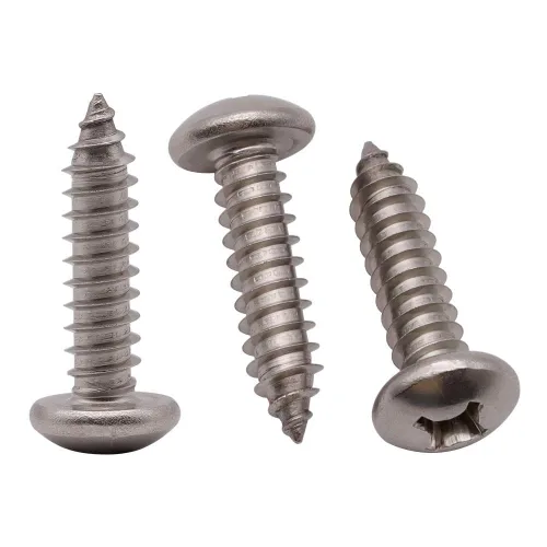 Vista 18 de Tornillos de madera Phillips de acero inoxidable #4 x 1 (paquete de 100), acero inoxidable 304 (18-8), tornillos de chapa de cabeza plana