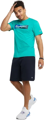 Vista 4 de Champion Pantalones cortos de algodón para hombre, 100% algodón, pantalones cortos deportivos, 7 y 9 pulgadas