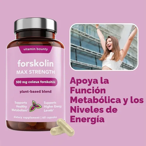 Vista 6 de Vitamina Bounty, Forskolin, 0.1763 oz, 60 ct
