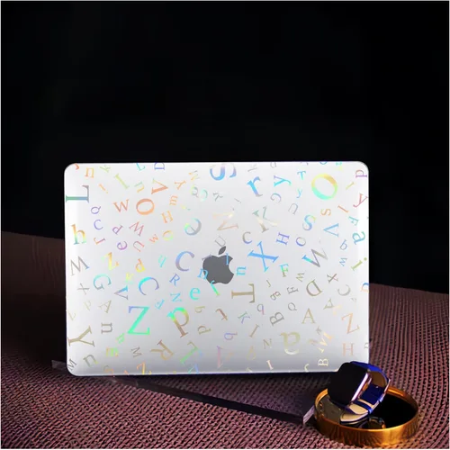 Vista 40 de Funda compatible con MacBook Air de 13 pulgadas (versión 2010-2017). Modelos: A1466 / A1369, funda rígida de piel crema texturizada a cuadros, sin
