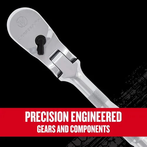 Vista 8 de CRAFTSMAN V-SERIES - Trinquete, accionamiento de 1/2 pulgada, 96 dientes, cabeza flexible (CMMT86332V)
