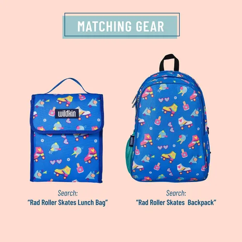 Vista 3 de Wildkin Bolsas de lona para niños y niñas, perfectas para fiestas de pijamas y bolsa de viaje para niños, tamaño de equipaje de mano e ideal