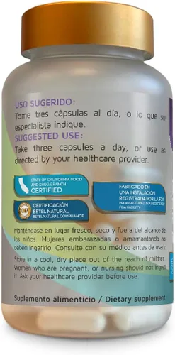 Vista 3 de Cloruro de magnesio más MSM, glucosamina y condroitina - 90 cápsulas