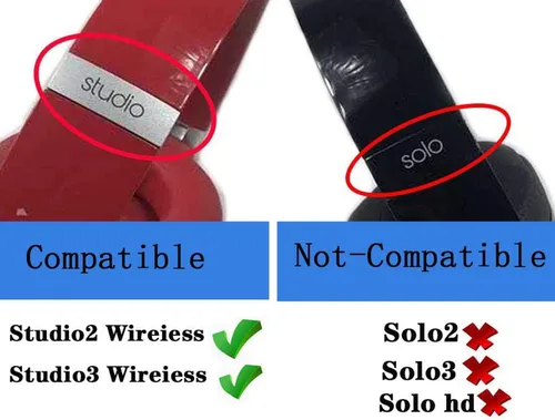 Vista 5 de Piezas de repuesto para diadema Studio 2 - Kit de reparación para diadema superior inalámbrica Studio 3.0 / 2.0