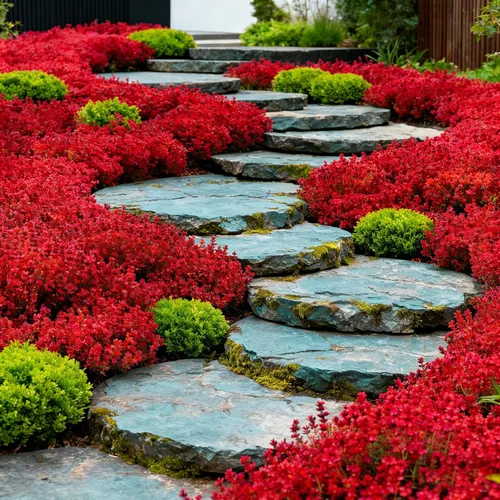 Vista 6 de Más de 5000 semillas de tomillo rastrero para plantar, semillas de timo mixtas perennes, semillas de timo sin OMG para jardín al aire libre