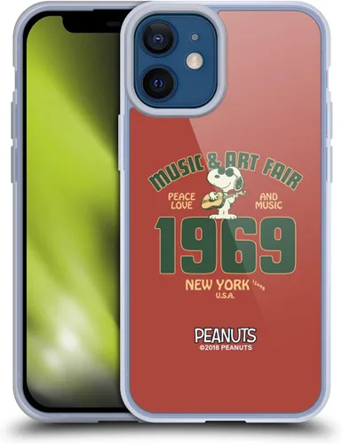 Vista 50 de Head Case Designs Funda de gel suave con licencia oficial de Peanuts Freak Flag Fly Woodstock 50th compatible con Apple iPhone 7 Plus/iPhone 8 Plus