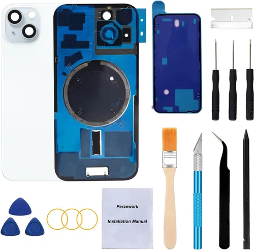 Vista 31 de Reemplazo de cristal trasero OEM para iPhone Xs de 5.8 pulgadas con kit de herramientas de reparación y adhesivo preinstalado (Oro)