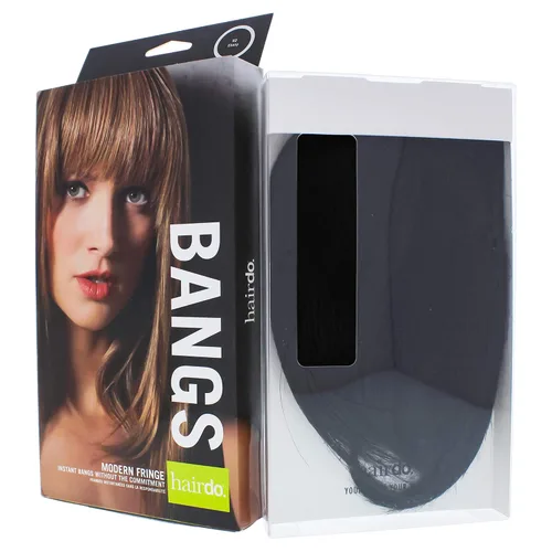 Vista 2 de Hairdo Clip De Flecos Modernos En Bang, R2 Ébano