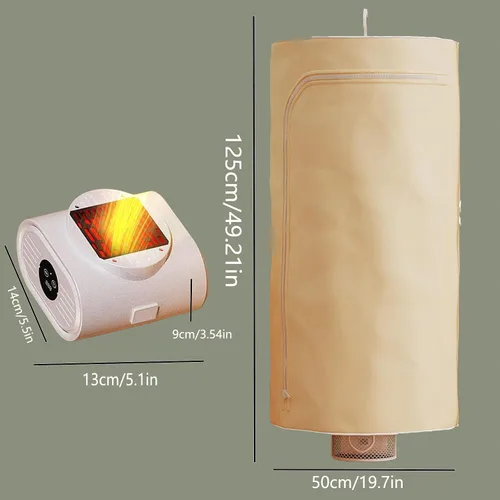 Vista 7 de Máquina de planchar automática multifuncional 3 en 1 para el hogar, secador de botas, calentadores para uso en interiores, secadora de ropa