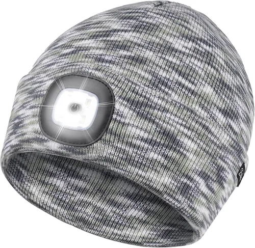 Vista 46 de Etsfmoa Gorro unisex con la luz, regalos para hombres, papá, padre, gorras recargables por USB