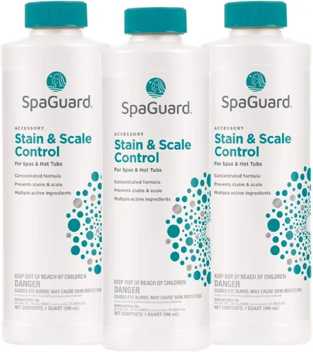 Vista 5 de SpaGuard Control de manchas y incrustaciones para spas y jacuzzis, 1 pinta, paquete individual