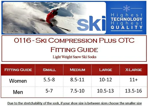 Vista 2 de Eurosock S 0116 Ski Compression Plus OTC - Par de calcetines de esquí