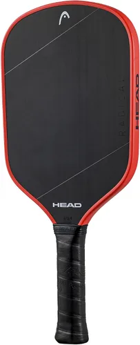 Vista 2 de HEAD Radical Tour EX - Pala de pickleball cruda, color negro/naranja, 4 1/8 / 8.1 onzas