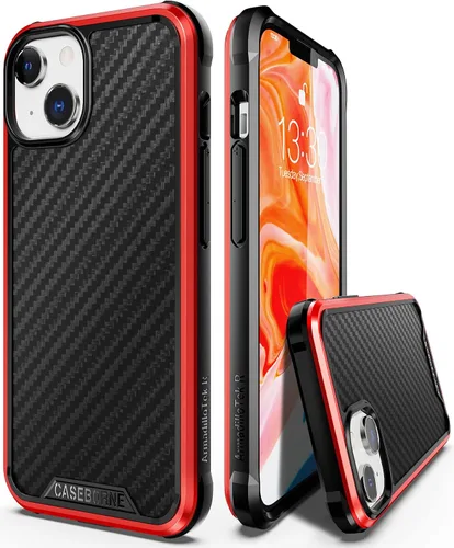 Vista 8 de CaseBorne R - Funda compatible con iPhone 13 / iPhone 14, protección a prueba de golpes, grado militar probado en caídas de 12 pies, marco