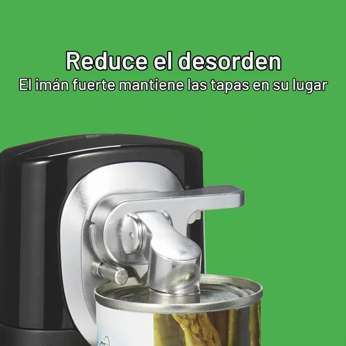 Vista 7 de Hamilton Beach 76611 FlexCut 2 en 1 eléctrico inalámbrico y recargable, abrelatas automático estándar fácil, fácil de limpiar, con cabezal de corte