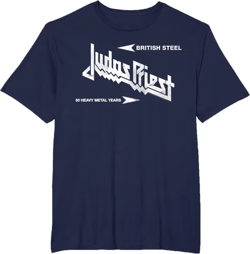 Vista 36 de Judas Priest Camiseta British Steel Negro