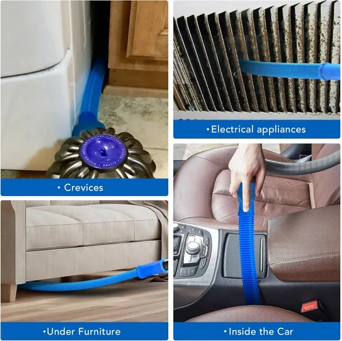 Vista 5 de Sealegend Kit limpiador de ventilación para secadora, accesorio universal Azul