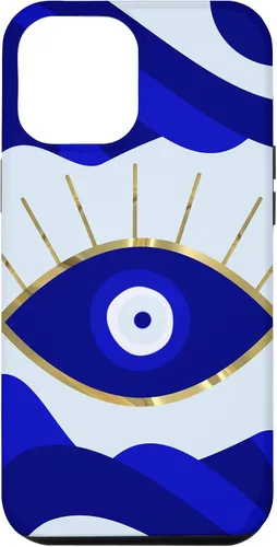 Vista 25 de Funda para iPhone 13 Pro Max Lava All Seeing Blue Evil Eye