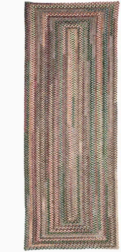 Vista 56 de Capel American Heritage Barn Blue Alfombra Trenzada de Cesta de 0' 12" Azul granero