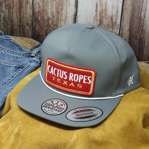 Vista 13 de HOOEY Adjustable Snapback Trucker Hat with Cactus Ropes Logo