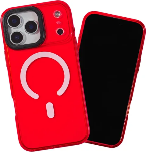 Vista 76 de SteepLab Funda de barrera para iPhone 13, protección de 360 grados que absorbe impactos con bisel elevado y colores llamativos (cielo azul brillante)